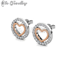 Circlet Heart Earrings