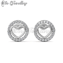 Circlet Heart Earrings