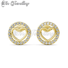 Circlet Heart Earrings