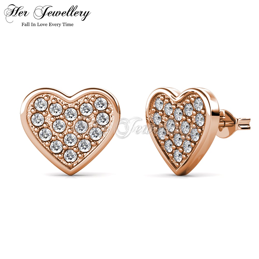 Crystal Heart Earrings