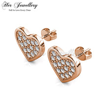 Crystal Heart Earrings