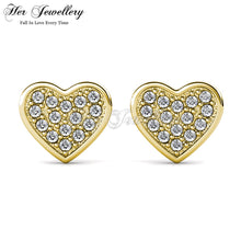 Crystal Heart Earrings