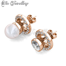 Crystaline Pearl Earrings