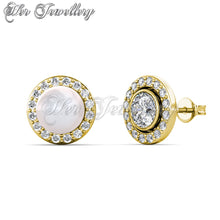 Crystaline Pearl Earrings