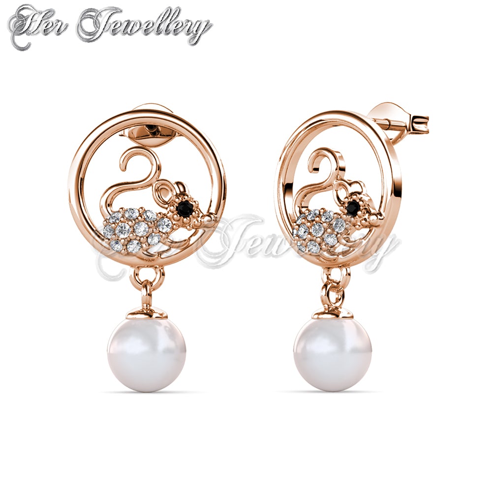 Mousy Pearl Earrings