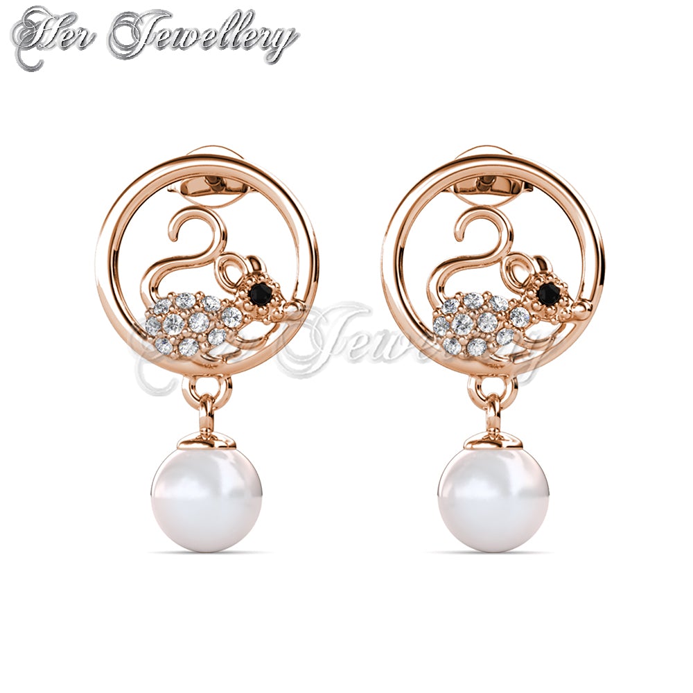 Mousy Pearl Earrings