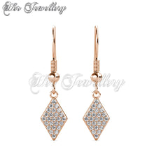 Rhombus Hook Earrings