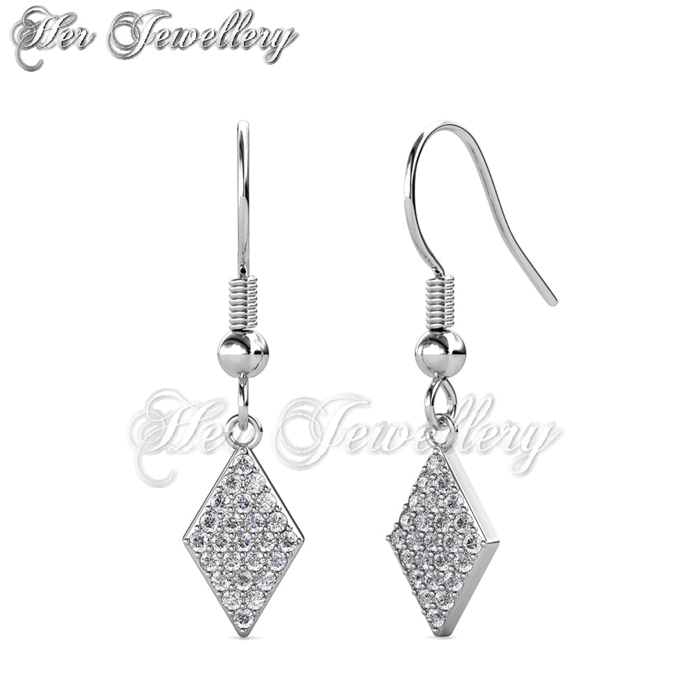 Rhombus Hook Earrings