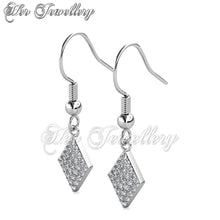 Rhombus Hook Earrings