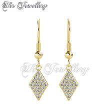Rhombus Hook Earrings