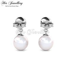 Simply Crystal Pearl Earrings
