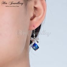 Square Cerulean Earrings