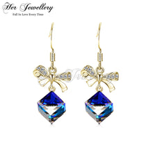 Square Cerulean Earrings