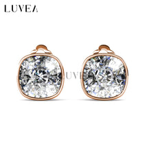 Squarish Clip Earrings