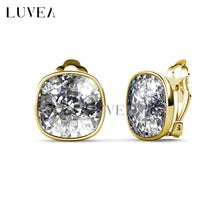 Squarish Clip Earrings