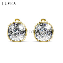 Squarish Clip Earrings