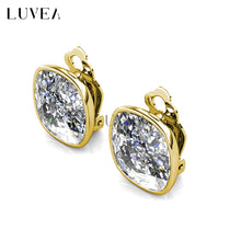 Squarish Clip Earrings