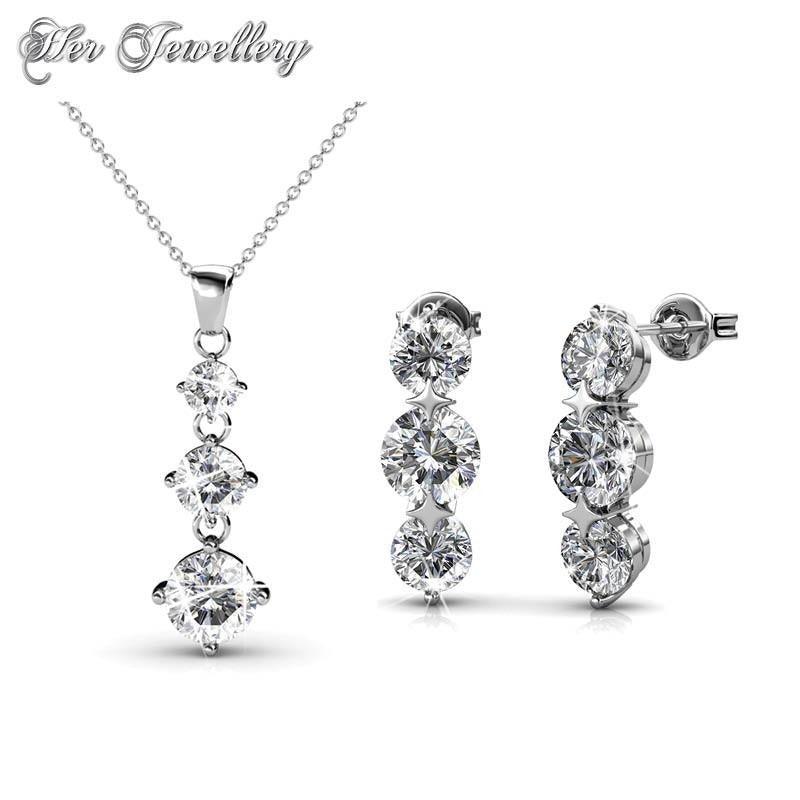 Swarovski Crystals Elise Set - Her Jewellery