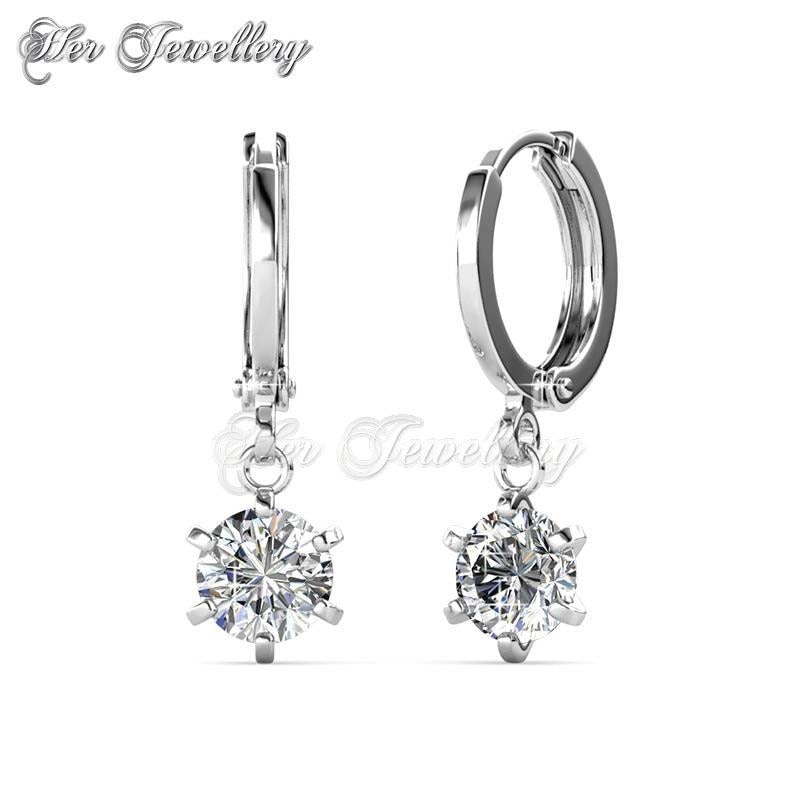 Swarovski Crystals Fiona Clip Earrings - Her Jewellery