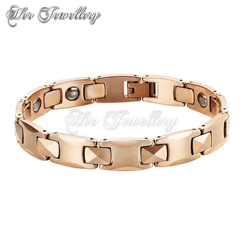 Swarovski Crystals Germanium Bracelet (Rose Gold) - Her Jewellery