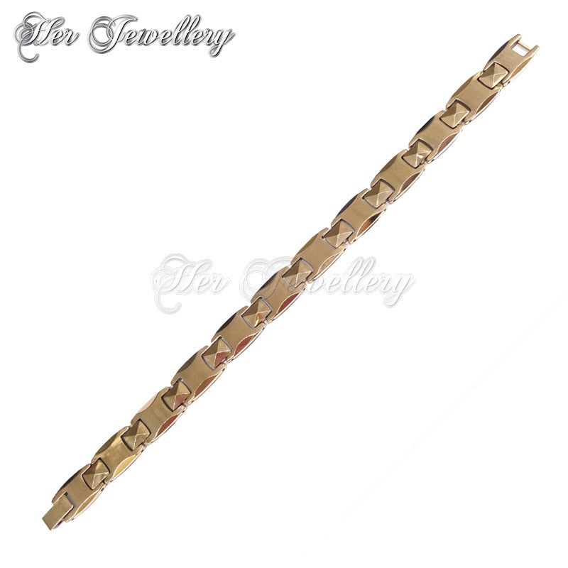 Swarovski Crystals Germanium Bracelet (Rose Gold) - Her Jewellery
