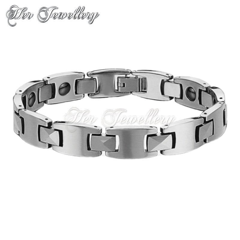 Swarovski Crystals Germanium Bracelet (Grey) - Her Jewellery