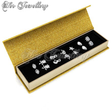 Swarovski Crystals Ocean Earrings Set - Her Jewellery