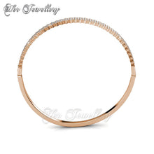 Swarovski Crystals Honey Bangle (Rose Gold) - Her Jewellery