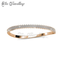 Swarovski Crystals Honey Bangle (Rose Gold) - Her Jewellery