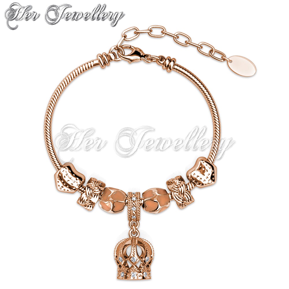 Laure Crown Charm Bracelet