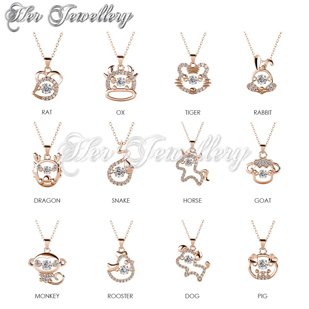 12 Dancing Zodiac Pendant