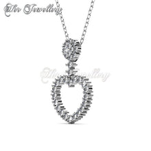 Swarovski Crystals Love Rey Pendant - Her Jewellery