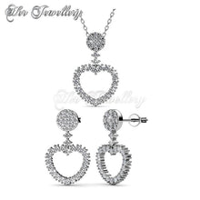 Swarovski Crystals Love Rey Set - Her Jewellery