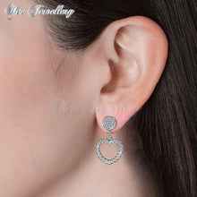 Swarovski Crystals Love Rey Earrings‏ - Her Jewellery