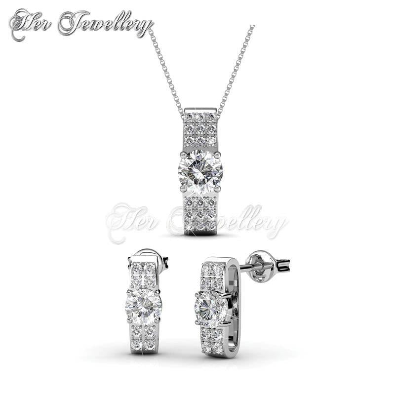 Swarovski Crystals Luxx Set - Her Jewellery