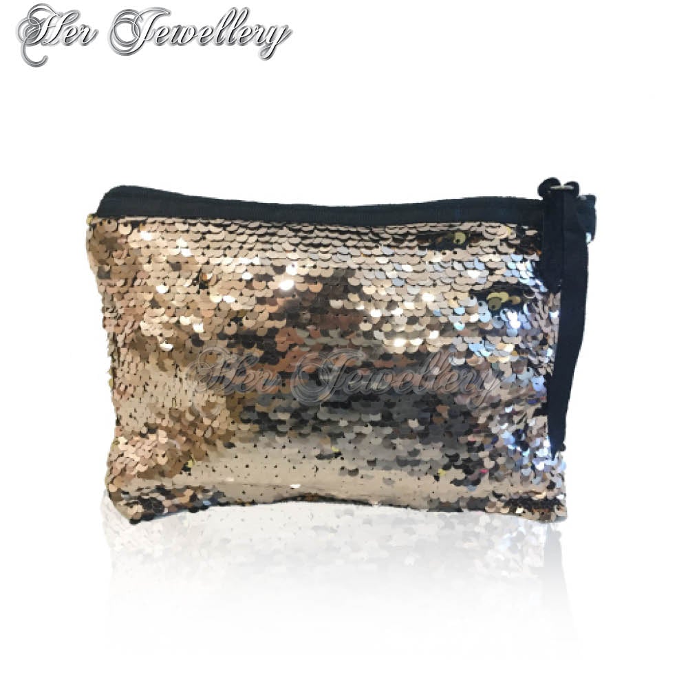 Swarovski Crystals Magic Reversible Sequin Pouch - Her Jewellery