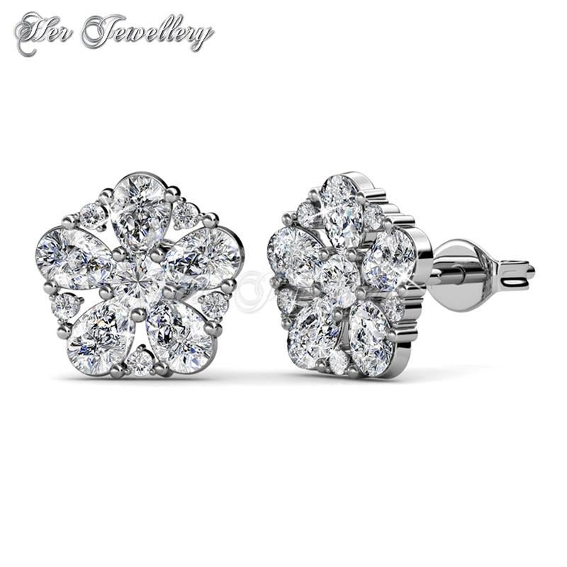 Swarovski Crystals Marylis Bloom Earrings‏ - Her Jewellery