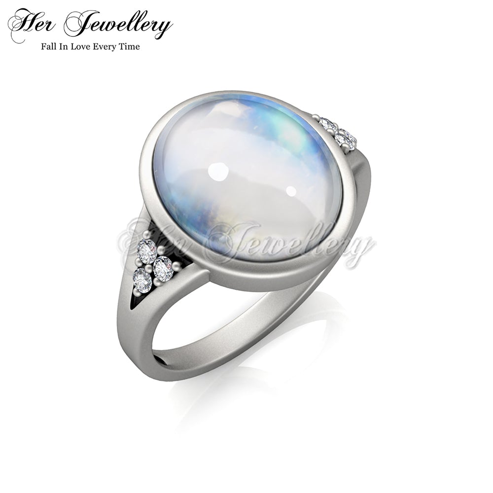 Bohemian Oval Moonstone Ring