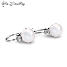 Swarovski Crystals Pearl Bomb Earrings - Her Jewellery