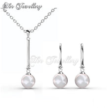 Swarovski Crystals Pearlie Set - Her Jewellery
