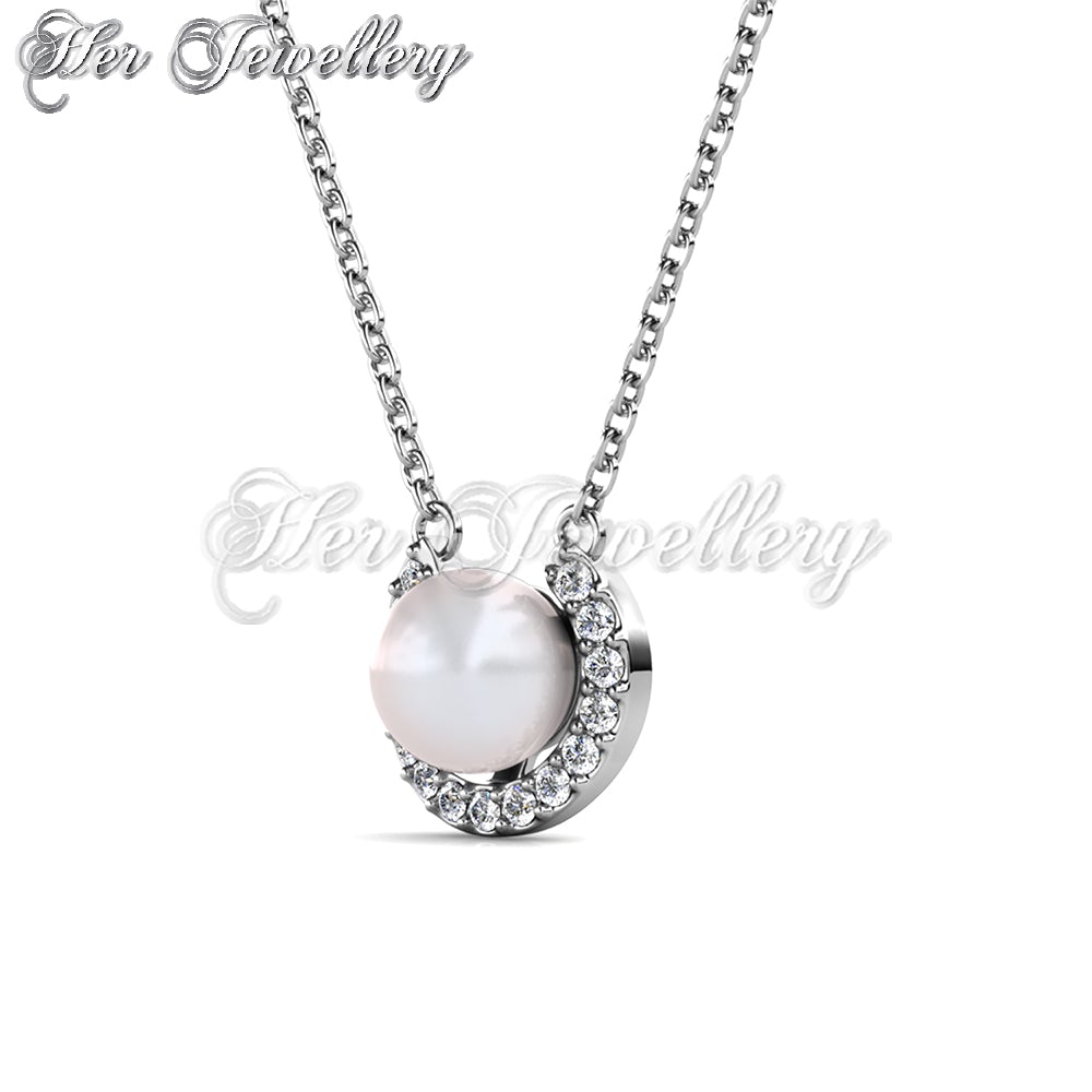 Crescent Pearl Pendant