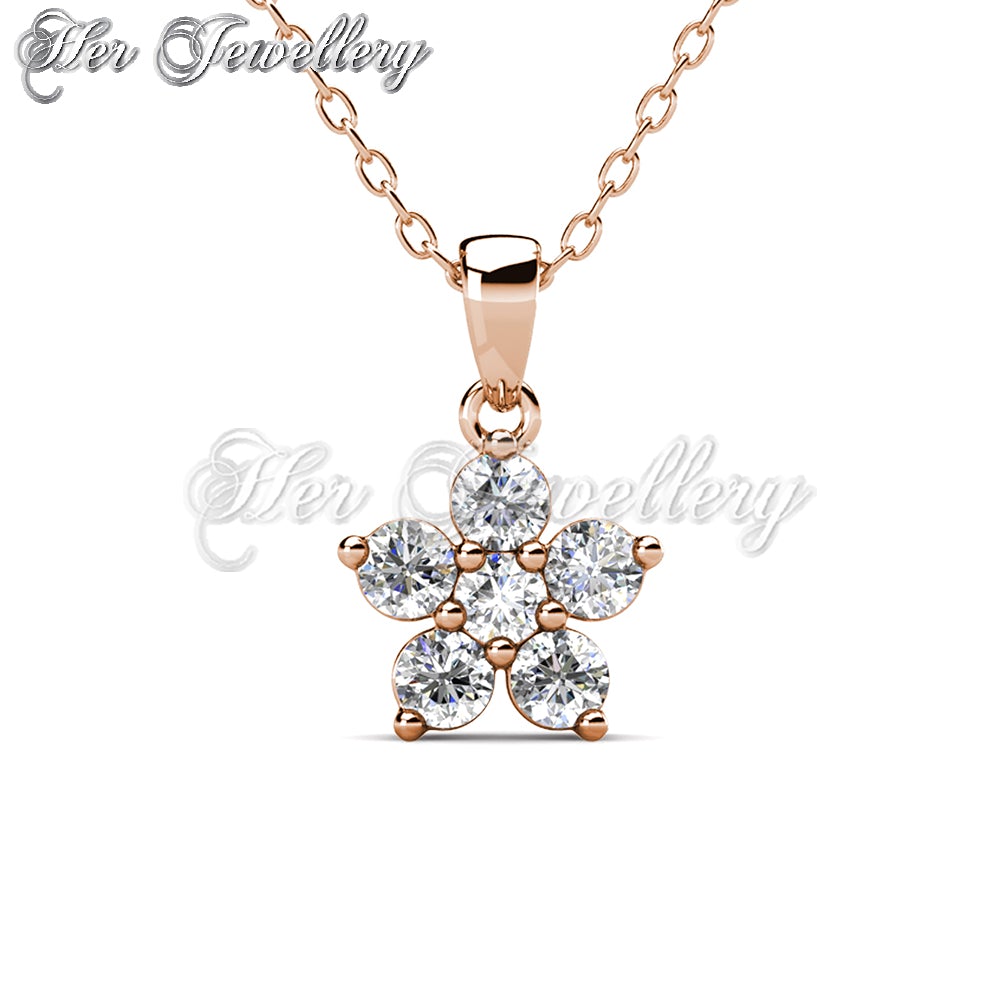 Flowery Crystal Pendant