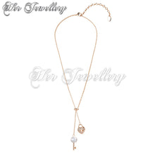 Pearly Key Heart Pendant