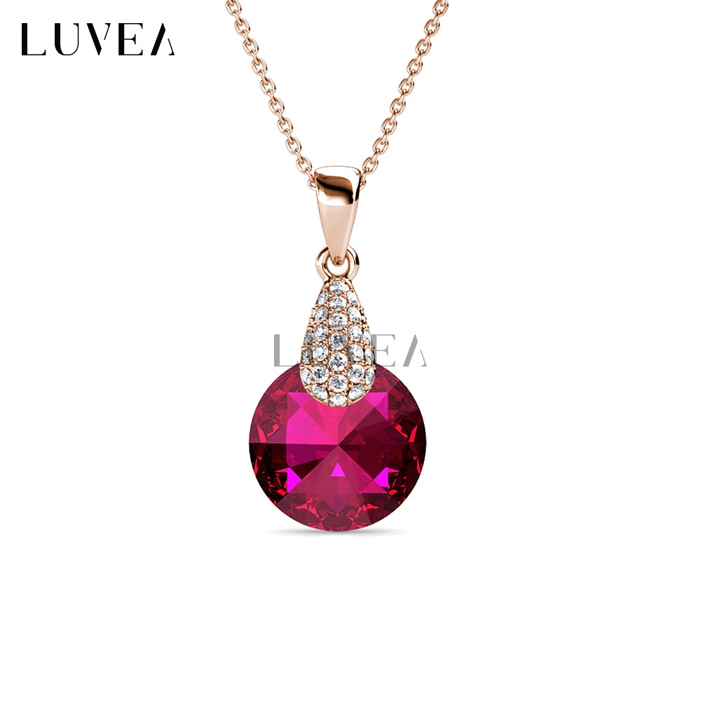 Ruby Drop Pendant