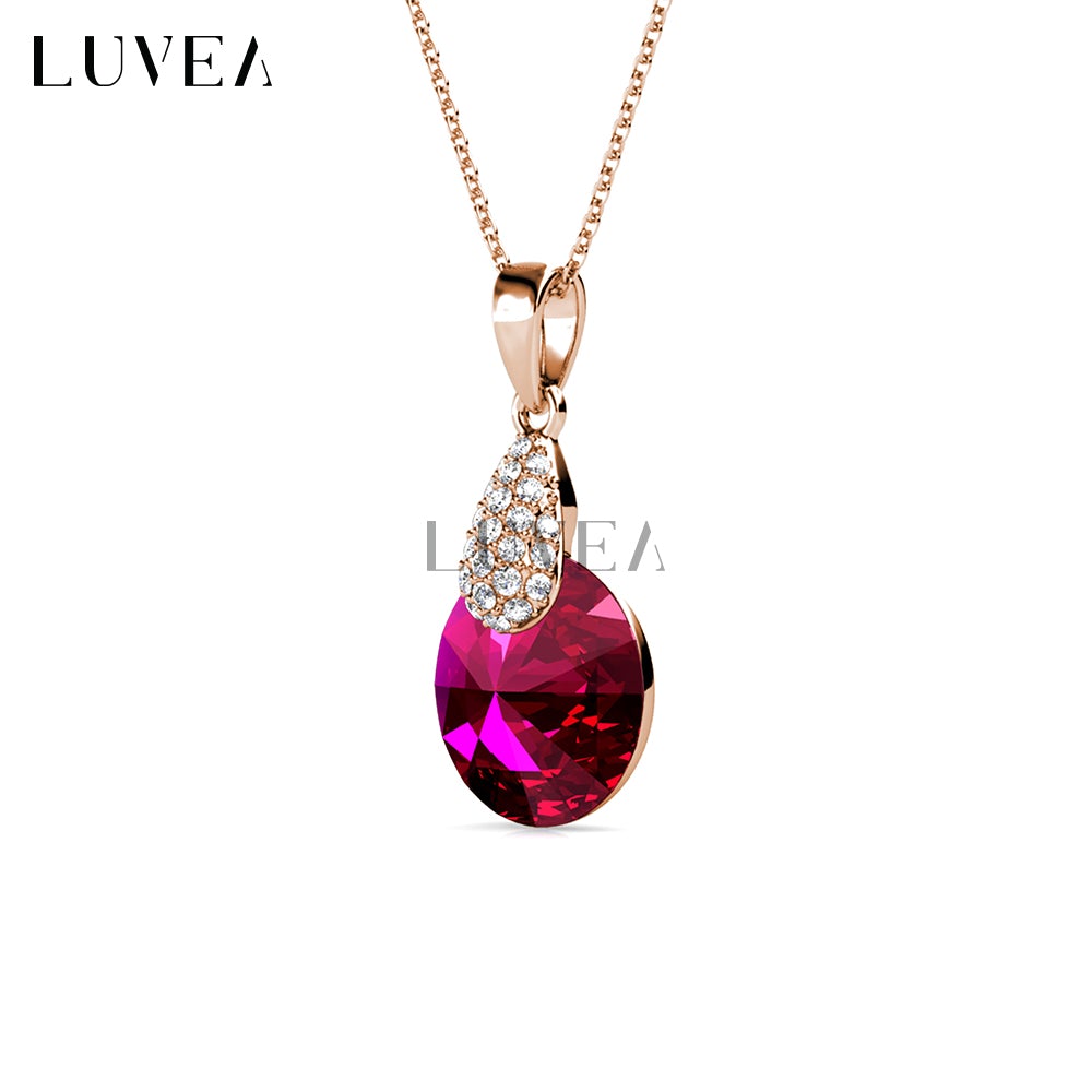 Ruby Drop Pendant