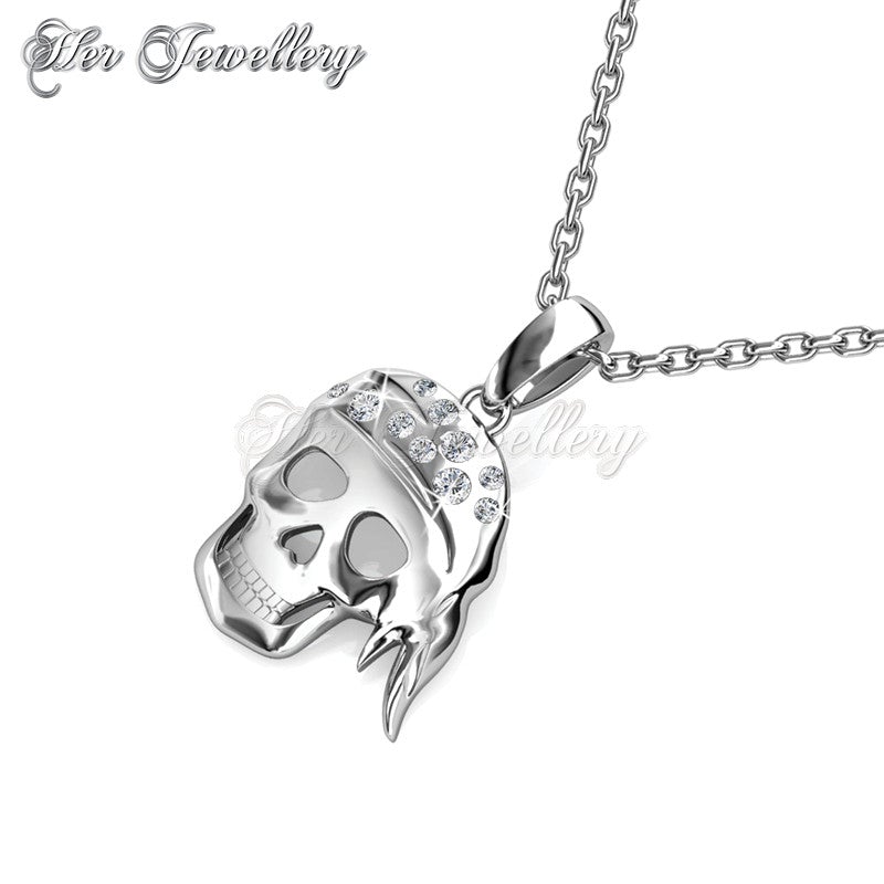 Swarovski Crystals Pirate Pendant - Her Jewellery