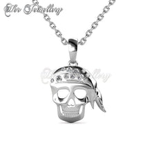 Swarovski Crystals Pirate Pendant - Her Jewellery