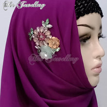 Swarovski Crystals Flowery Scarf (Lollipop) - Her Jewellery