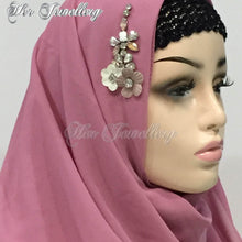 Swarovski Crystals Plum Blossome Scarf (Skin Pink) - Her Jewellery