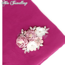 Swarovski Crystals Rosy Blossome Scarf (Lollipop) - Her Jewellery